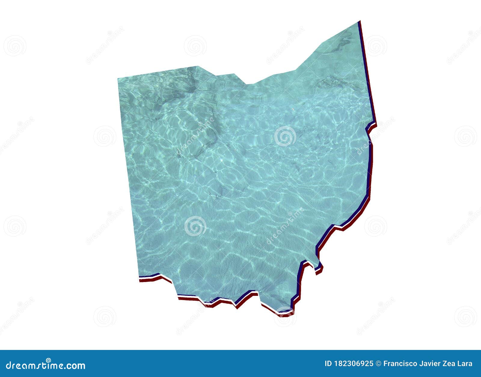 Background for Water Care Issues in Ohio State Stock Image Image of