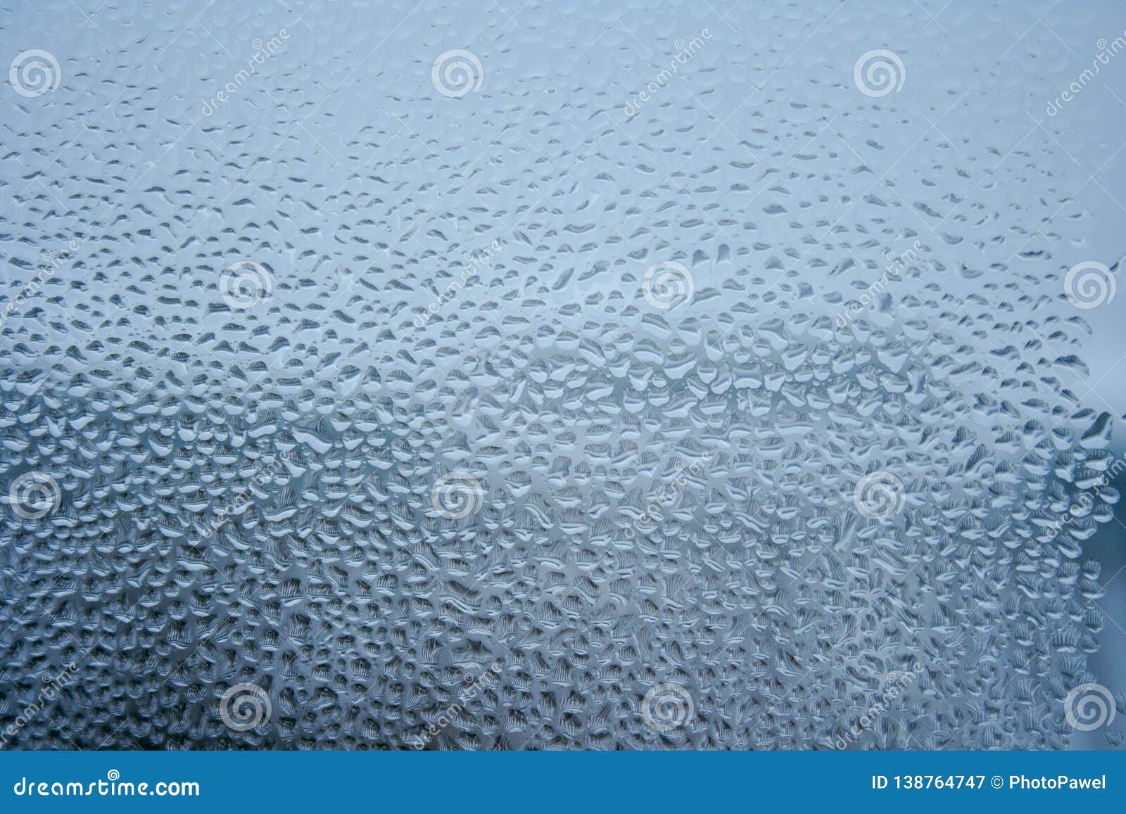 Background with Water Drops on the Glass. Stock Image - Image of window ...