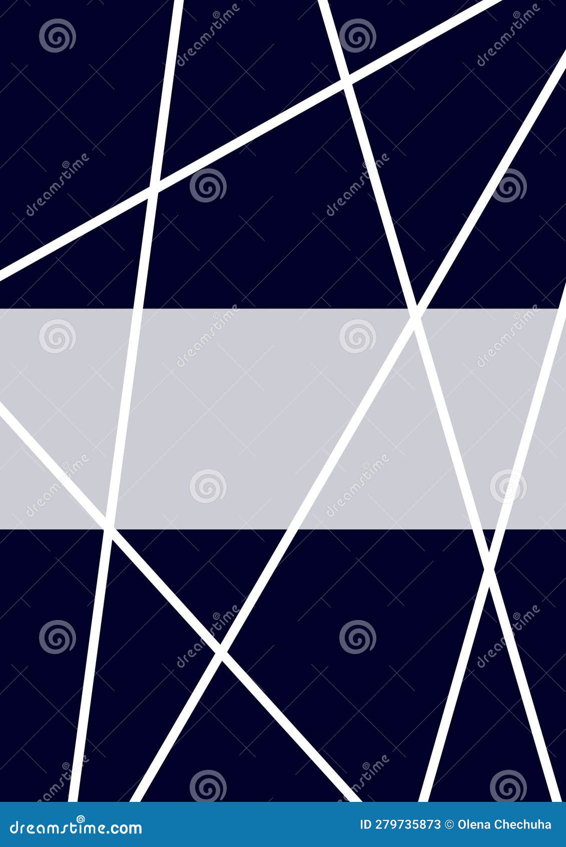 Background with White Lines on a Blue Background with Space for Text