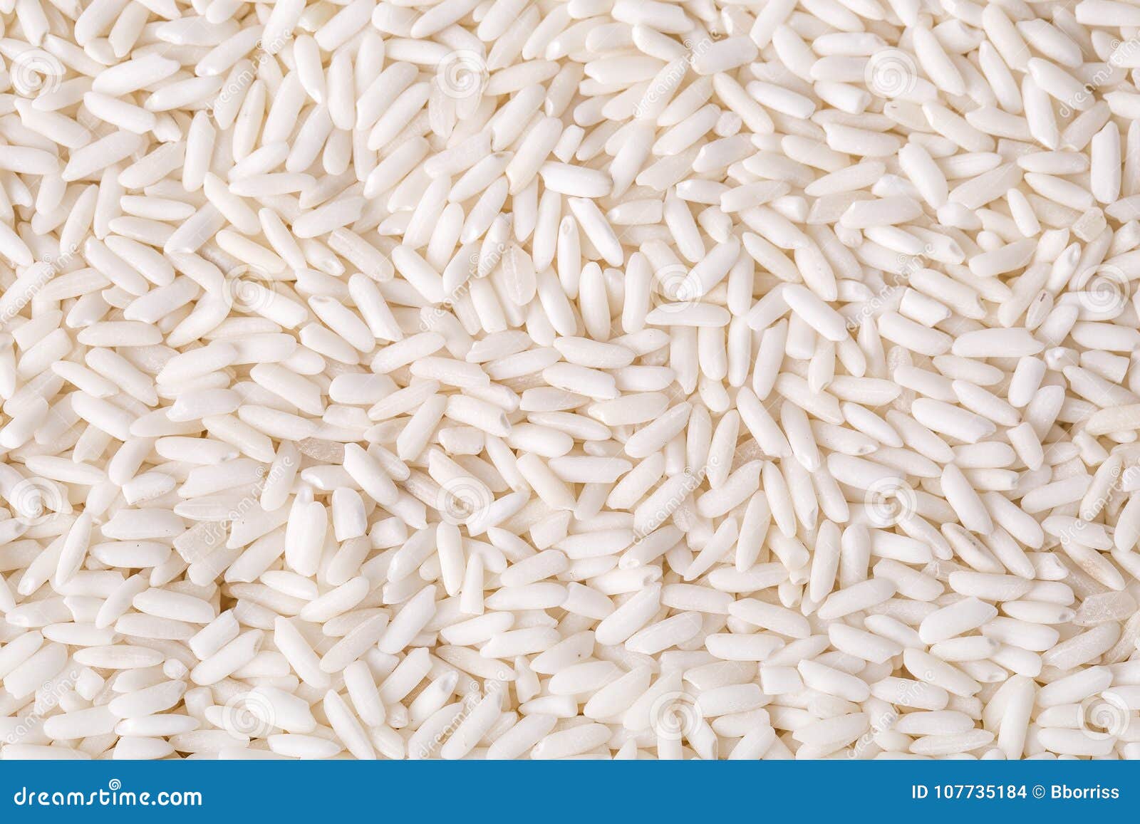Background of White Wild Rice. Stock Photo Image of fiber, heap