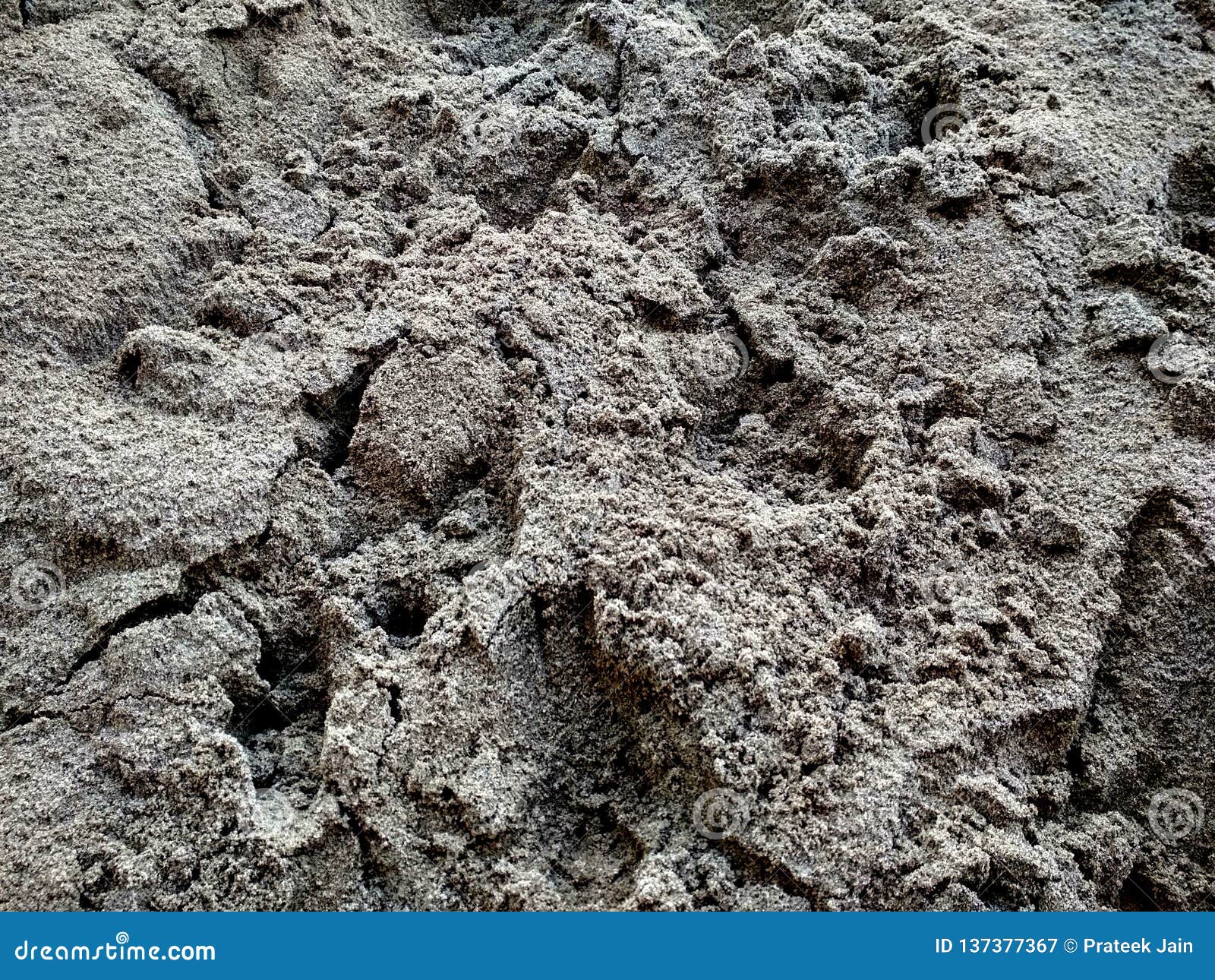 Backgrounds Collection a Thick Layer of Cement on the Ground. Stock