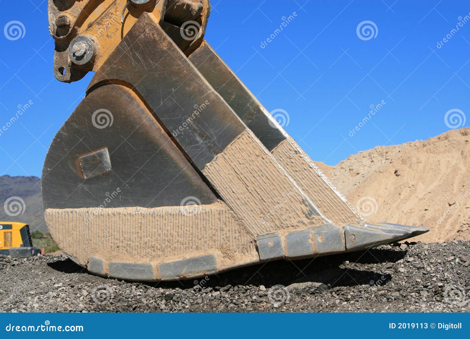 Backhoe Bucket stock image. Image of buckets, backhoe 2019113