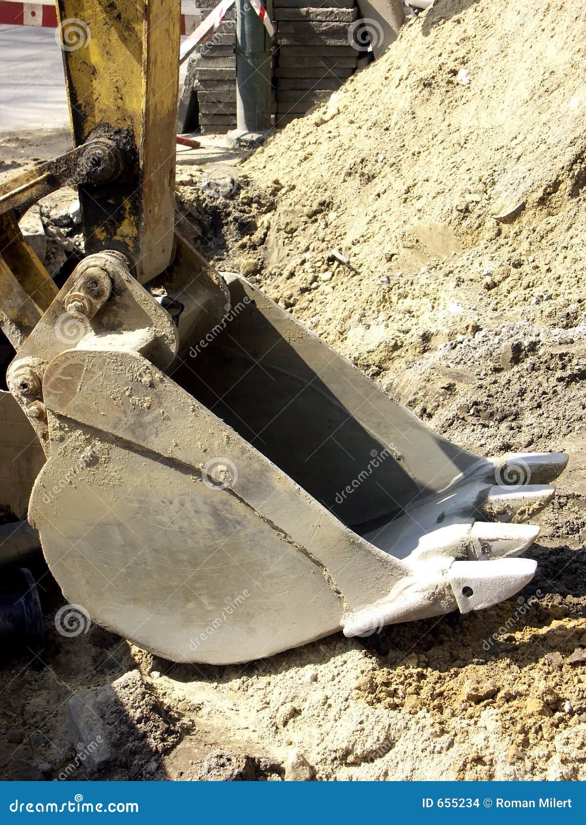 Backhoe shovel stock photo. Image of digger, excavator 655234