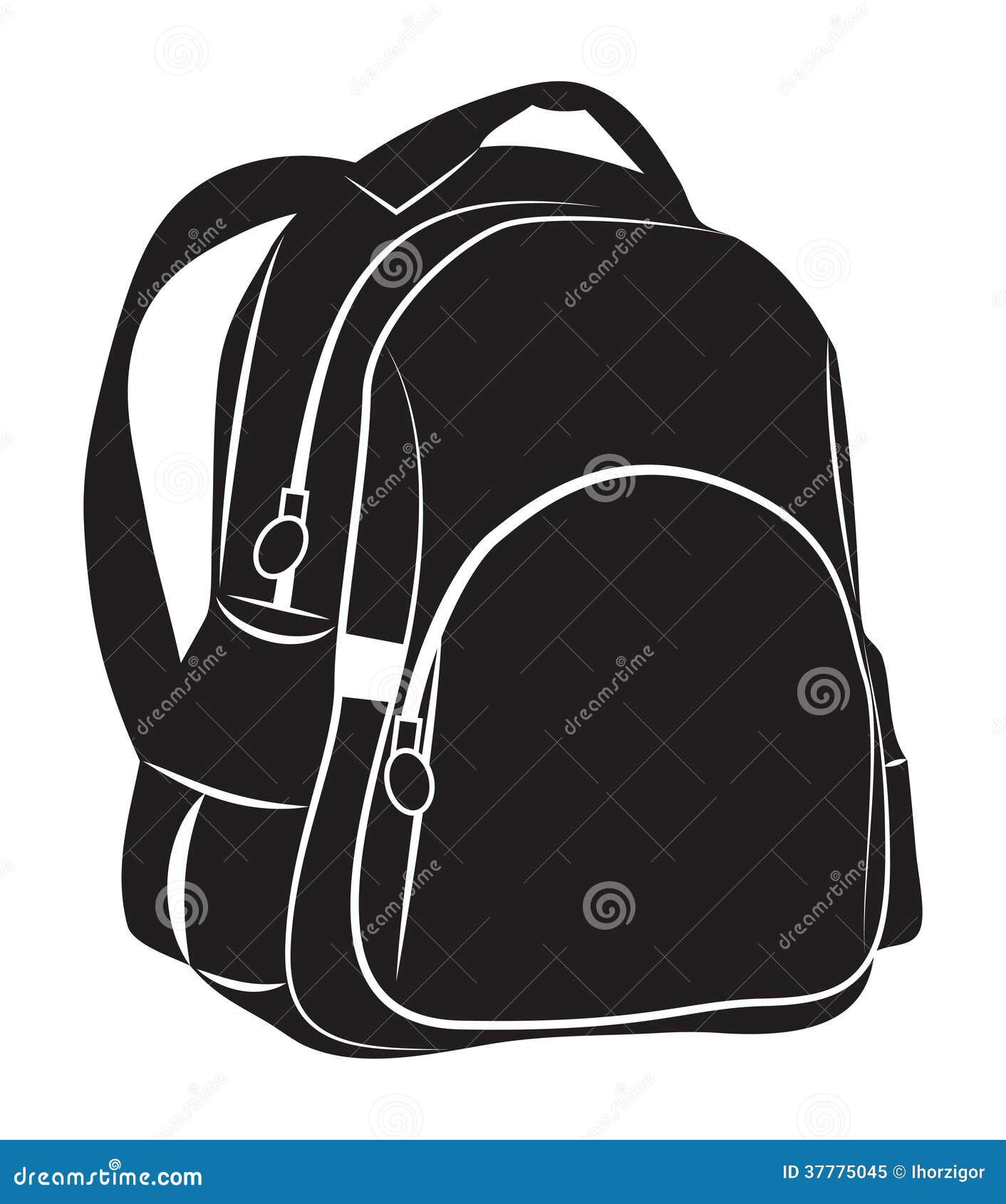 Backpack stock vector. Illustration of mountain, school 37775045