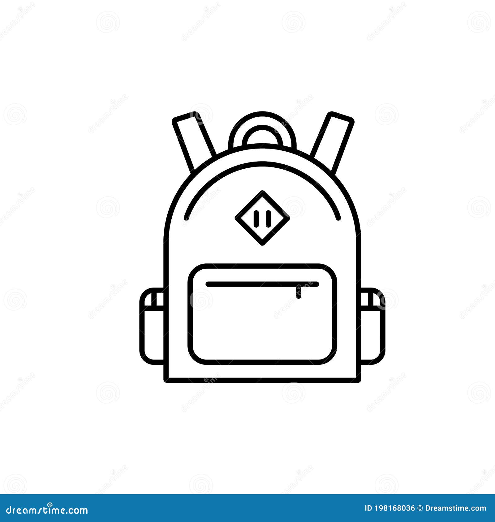 Backpack Icon Element of School Icon for Mobile Concept and Web App ...