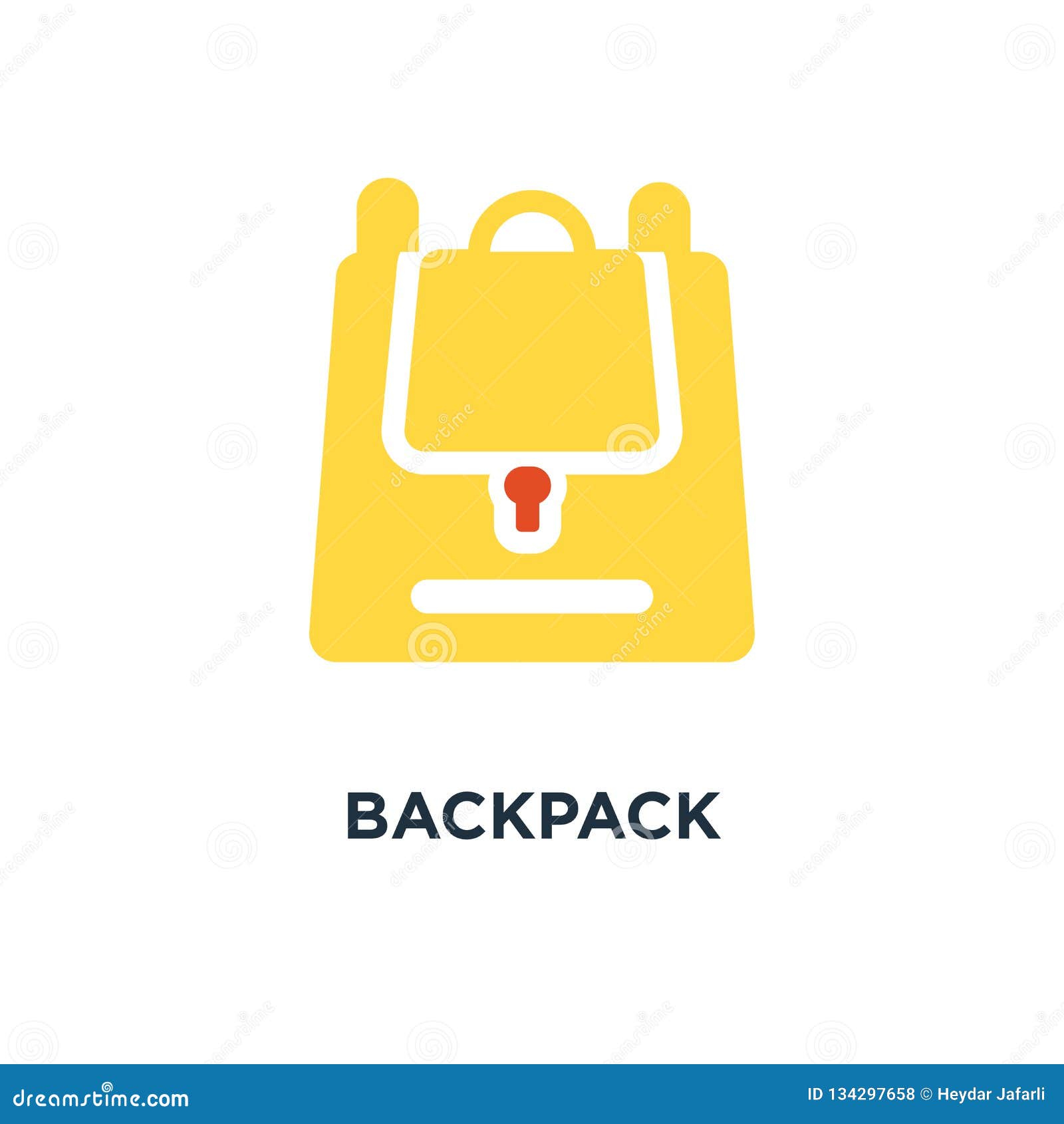 Backpack Icon. School Concept Symbol Design, Travel Vector Illus Stock ...
