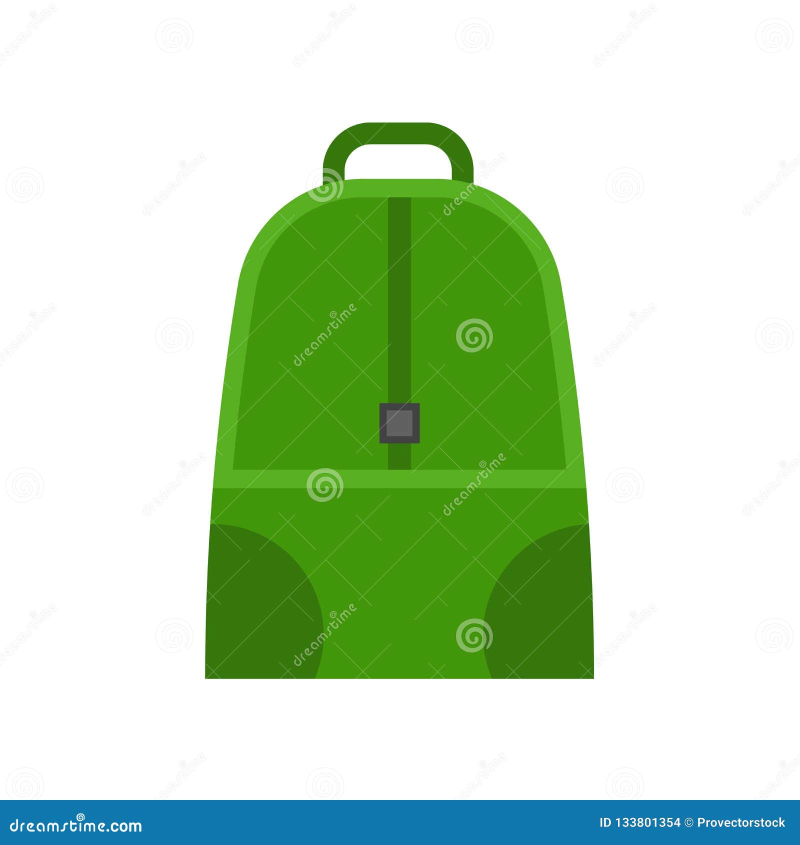 Backpack Icon Vector Sign and Symbol Isolated on White Background Stock