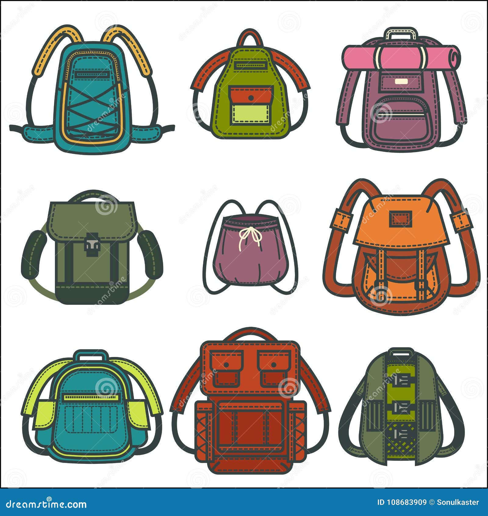 Youth Words Motivation Bookbag School Backpack Luggage Travel Sport Bag