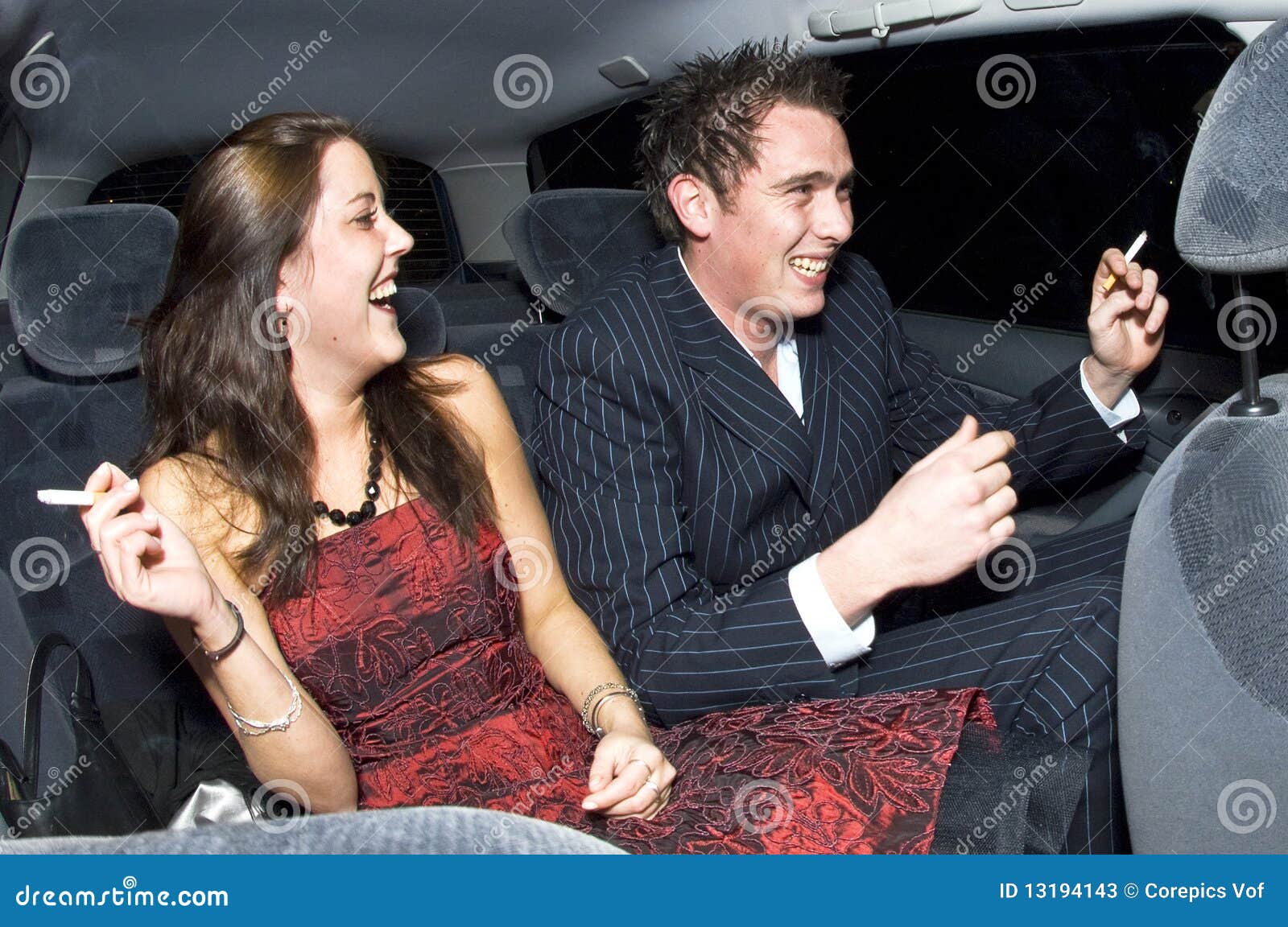 Backseat Fun Stock Image Image Of Night Laughing Vehicle 13194143