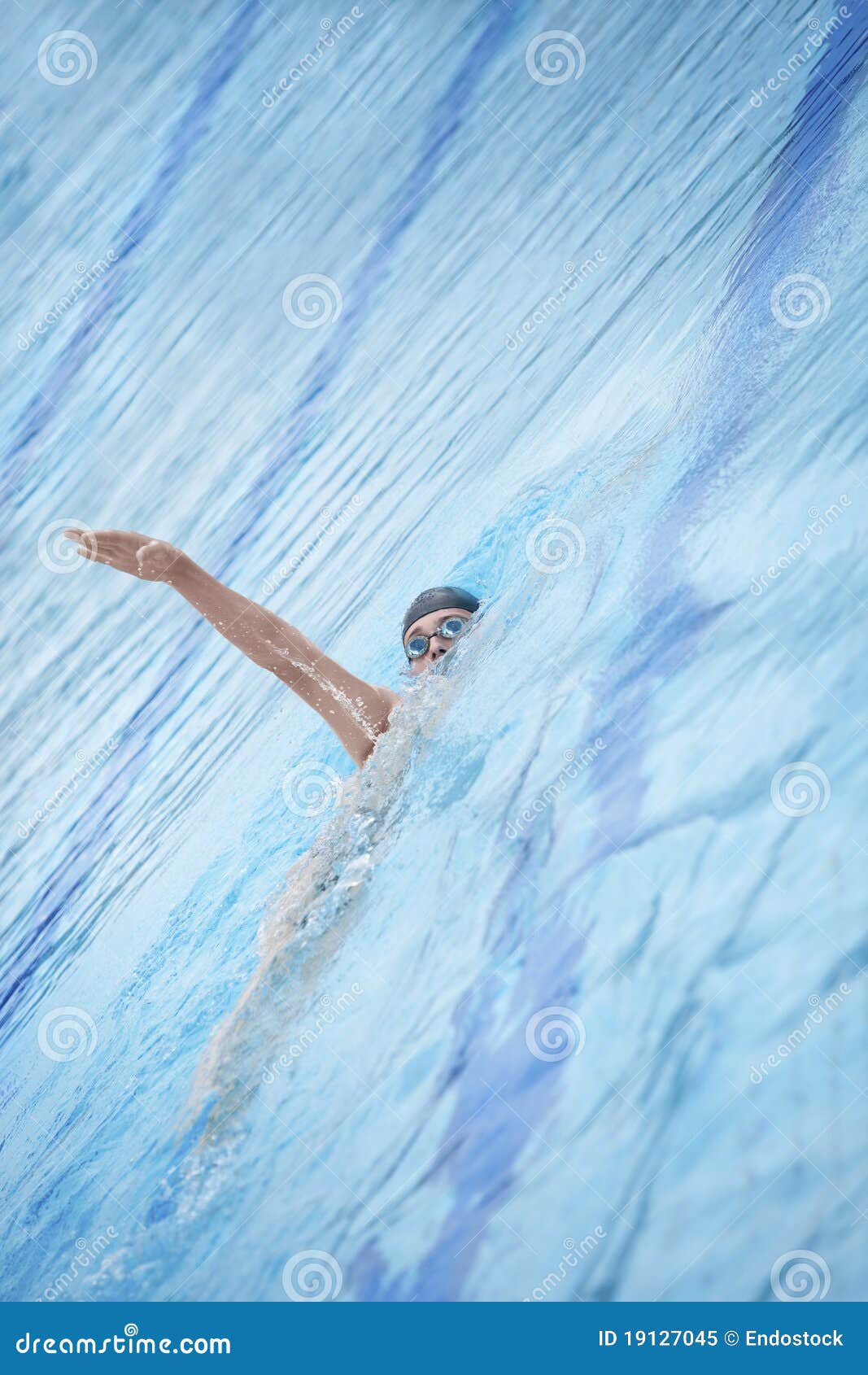 Backstroke,back Crawl Swimming Stock Image Image of healthy, action