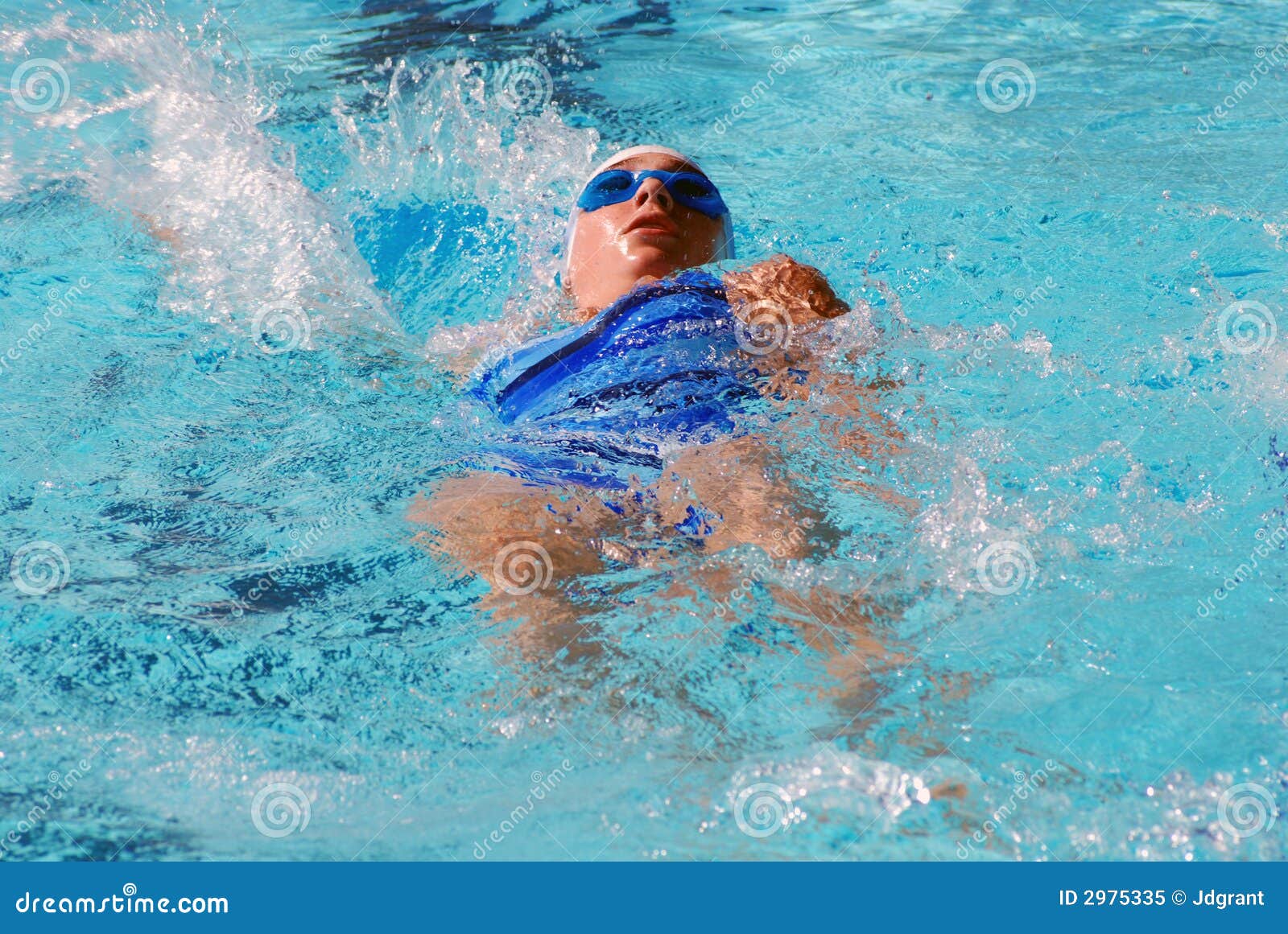 Backstroke Swimmer stock image. Image of child, game, children 2975335