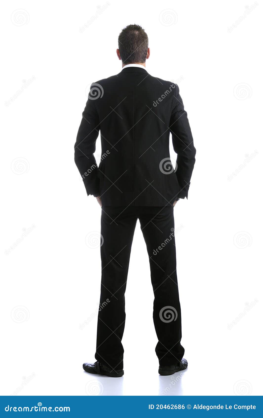 Backview of business man stock photo. Image of confident - 20462686