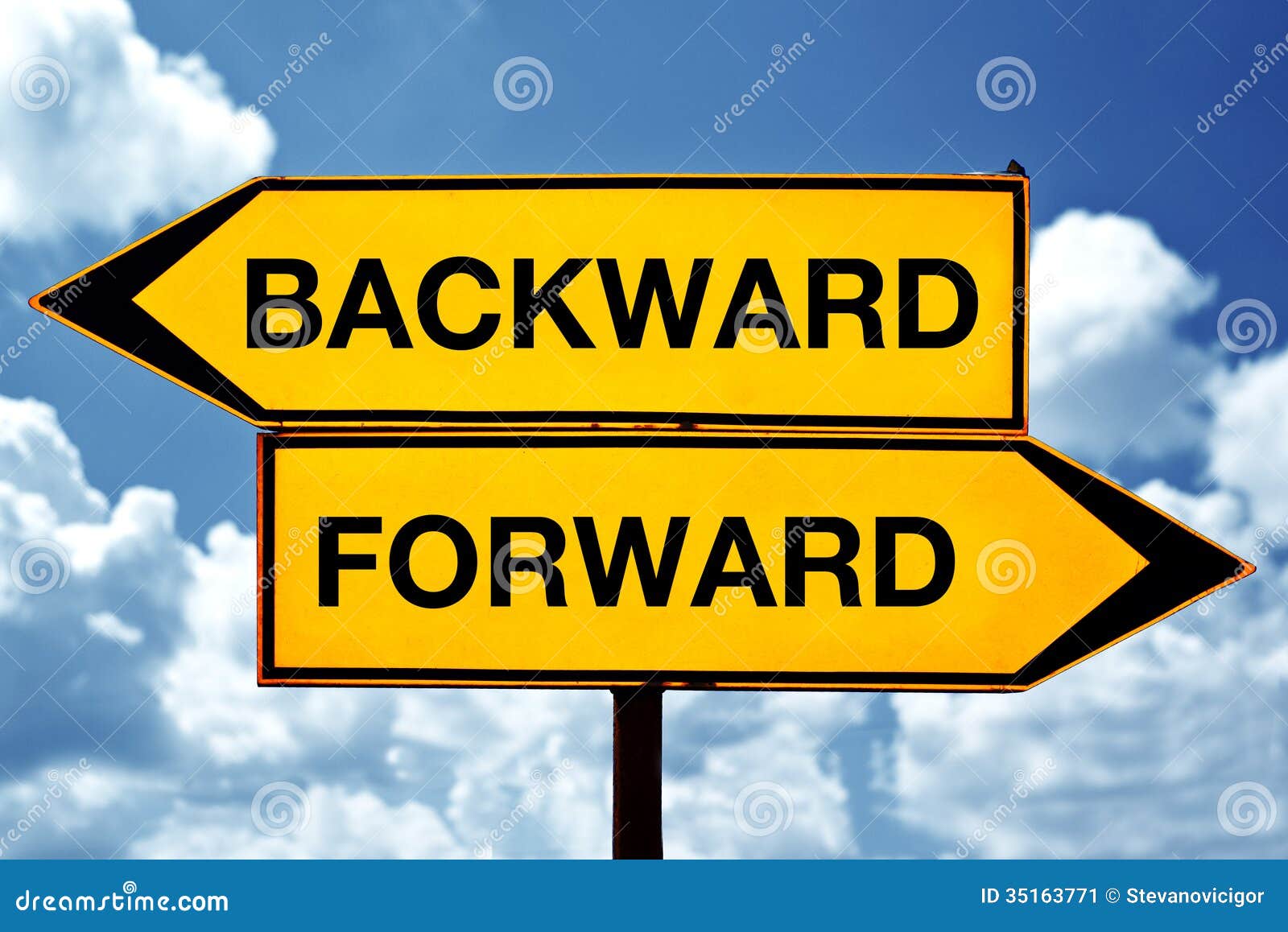 backward or forward
