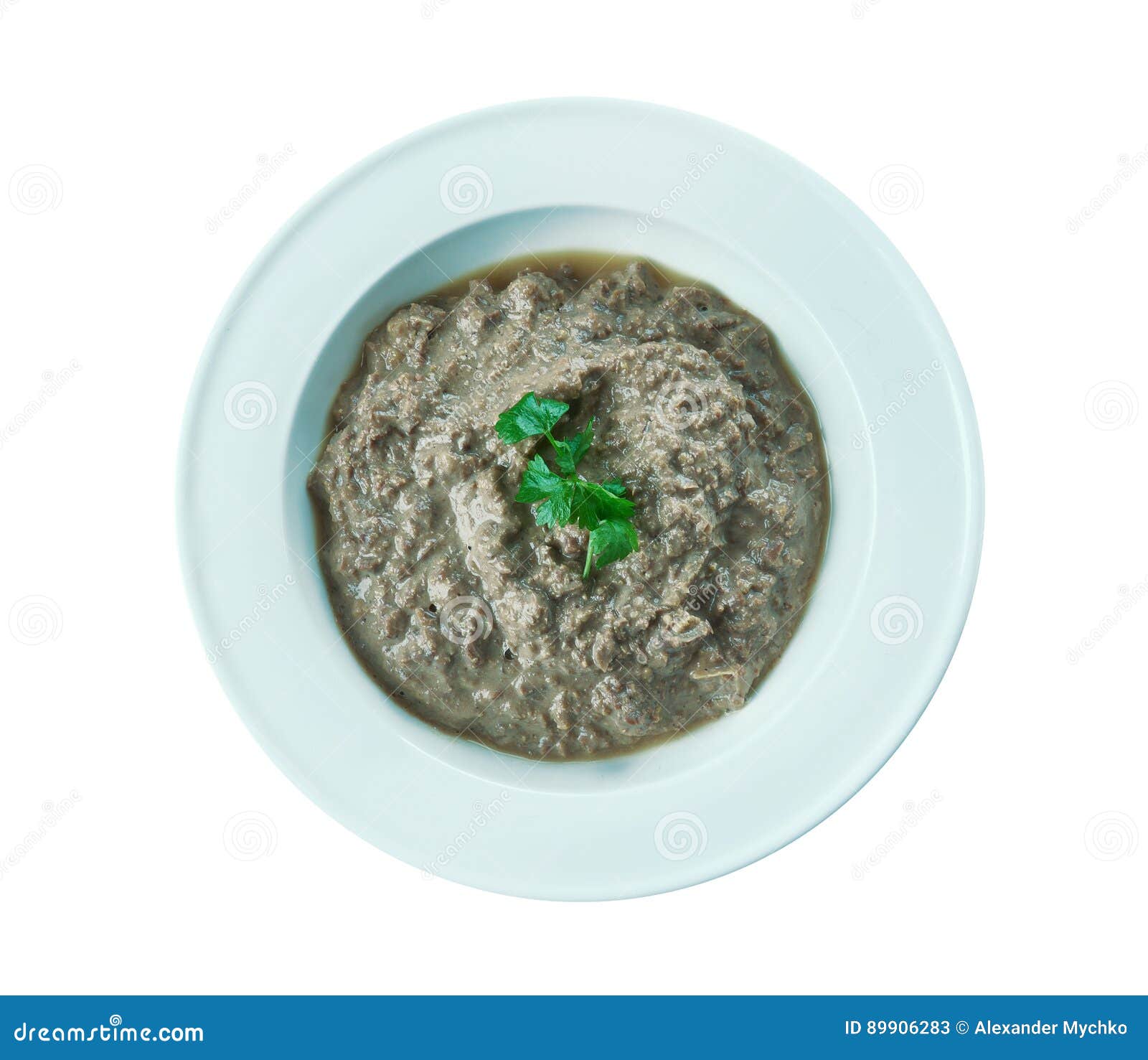 BaconBeef Liver Pate stock image. Image of spoon, beef 89906283