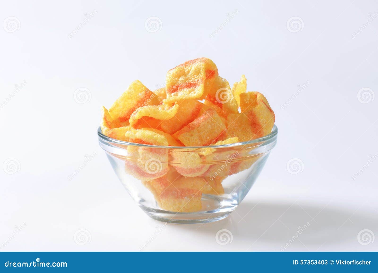 Bacon chips stock image. Image of cracker, puffed, studio 57353403