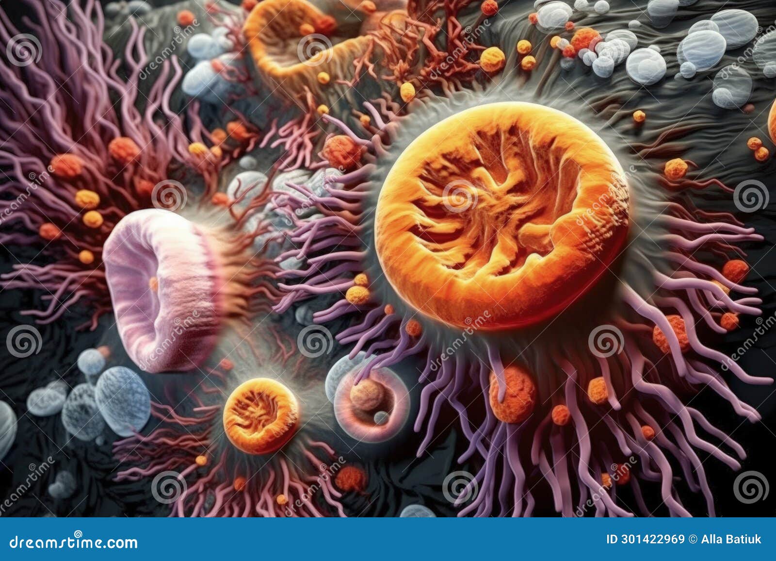 Bacteria, Microscopic Unicellular Organisms, Under