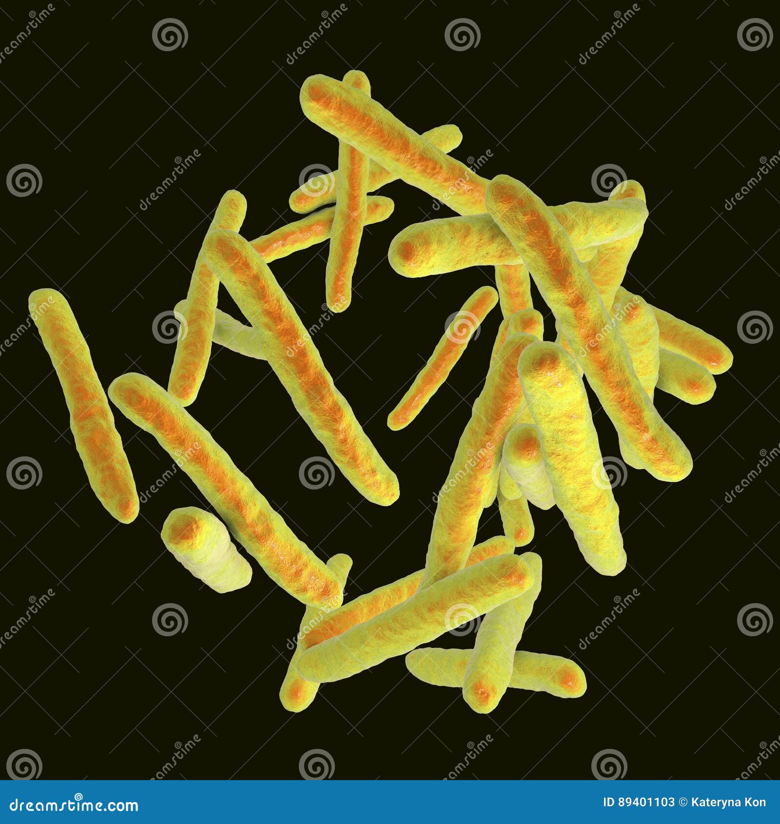 Bacteria Mycobacterium Tuberculosis Stock Illustration - Illustration ...