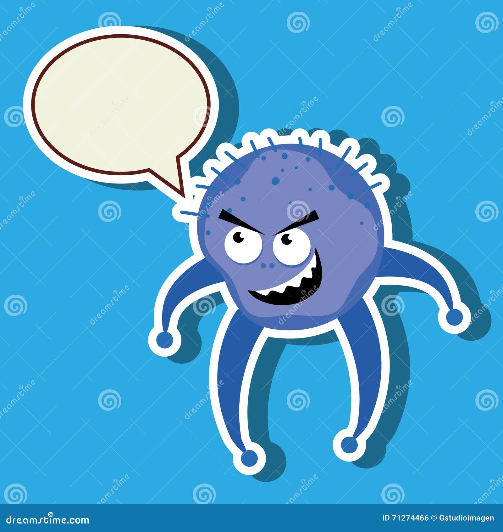 Bacteriology Concept Design Stock Illustration Illustration of virus