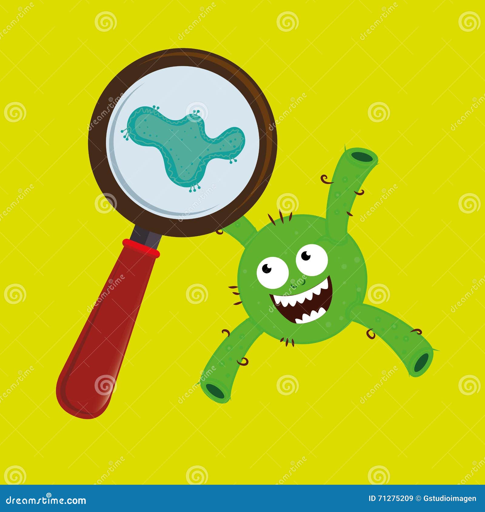 Bacteriology Concept Design Stock Illustration Illustration of animal