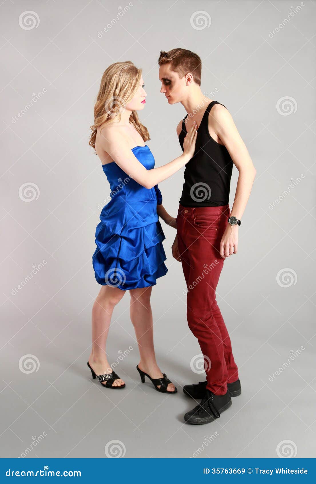 Bad Boy Good Girl Stock Image. Image Of Formal, Female - 35763669