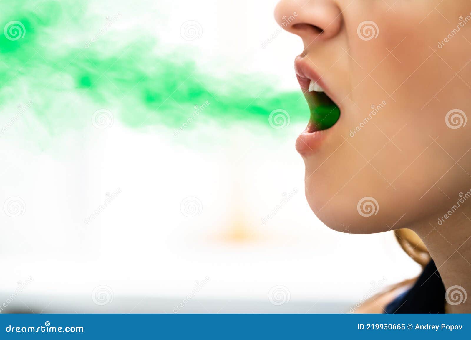 Bad Breath Smell Problem stock image. Image of caucasian 219930665