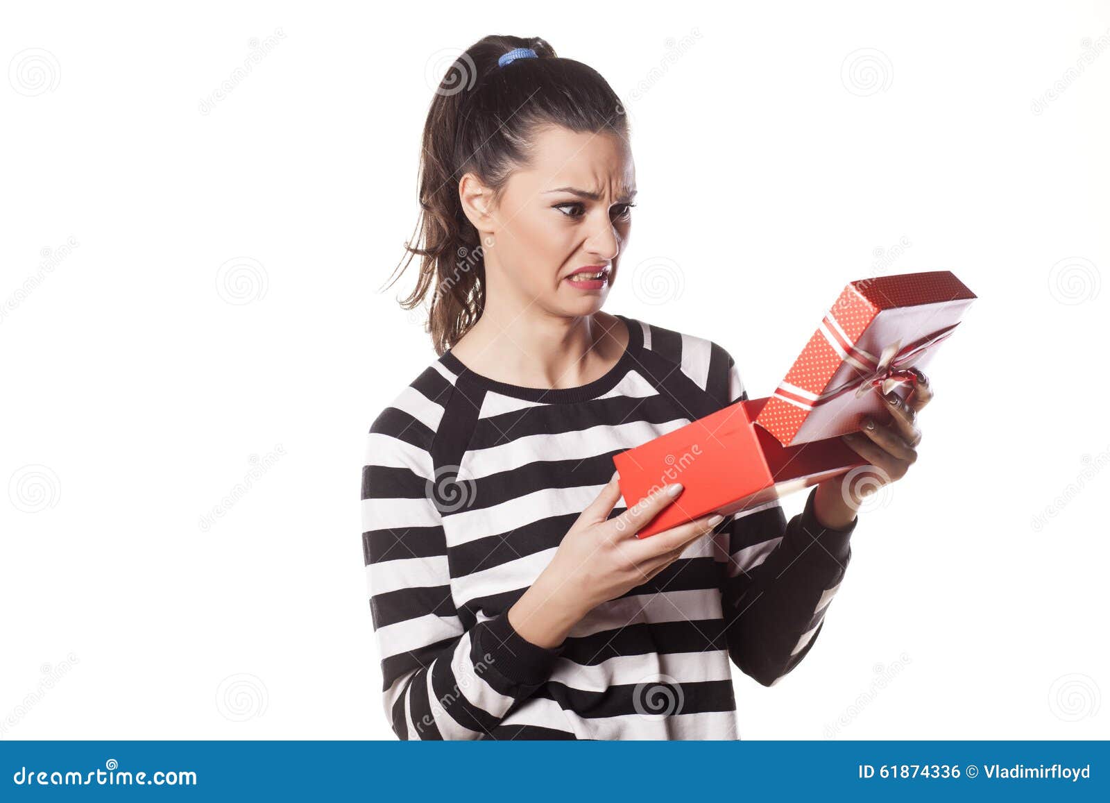 Bad gift stock photo. Image of frustrated, anniversary 61874336