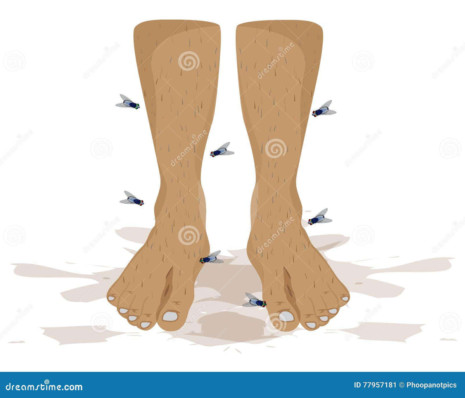 Bad smell Foot stock vector. Illustration of creative 77957181