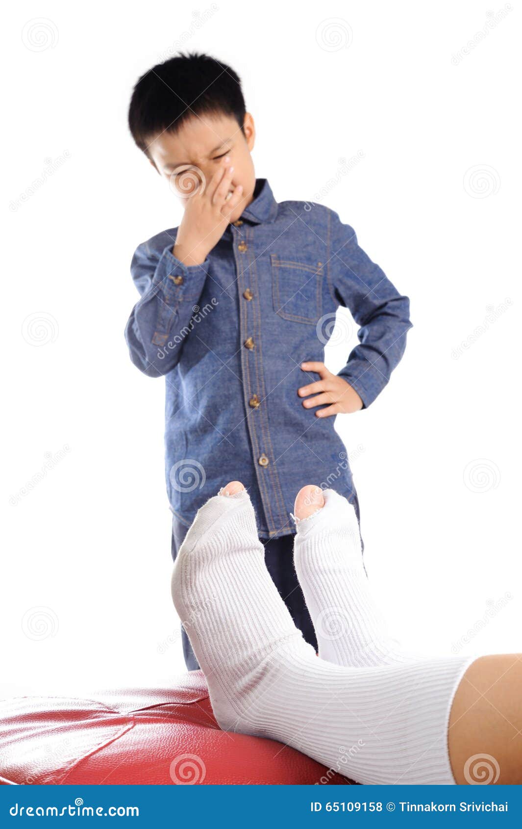 Bad smell sock stock photo. Image of young, character 65109158
