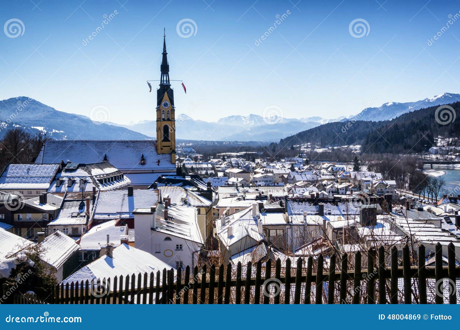 Bad Toelz - bavaria. Old Town of Bad Toelz - Bad TÃ¶lz - Bavaria - Germany