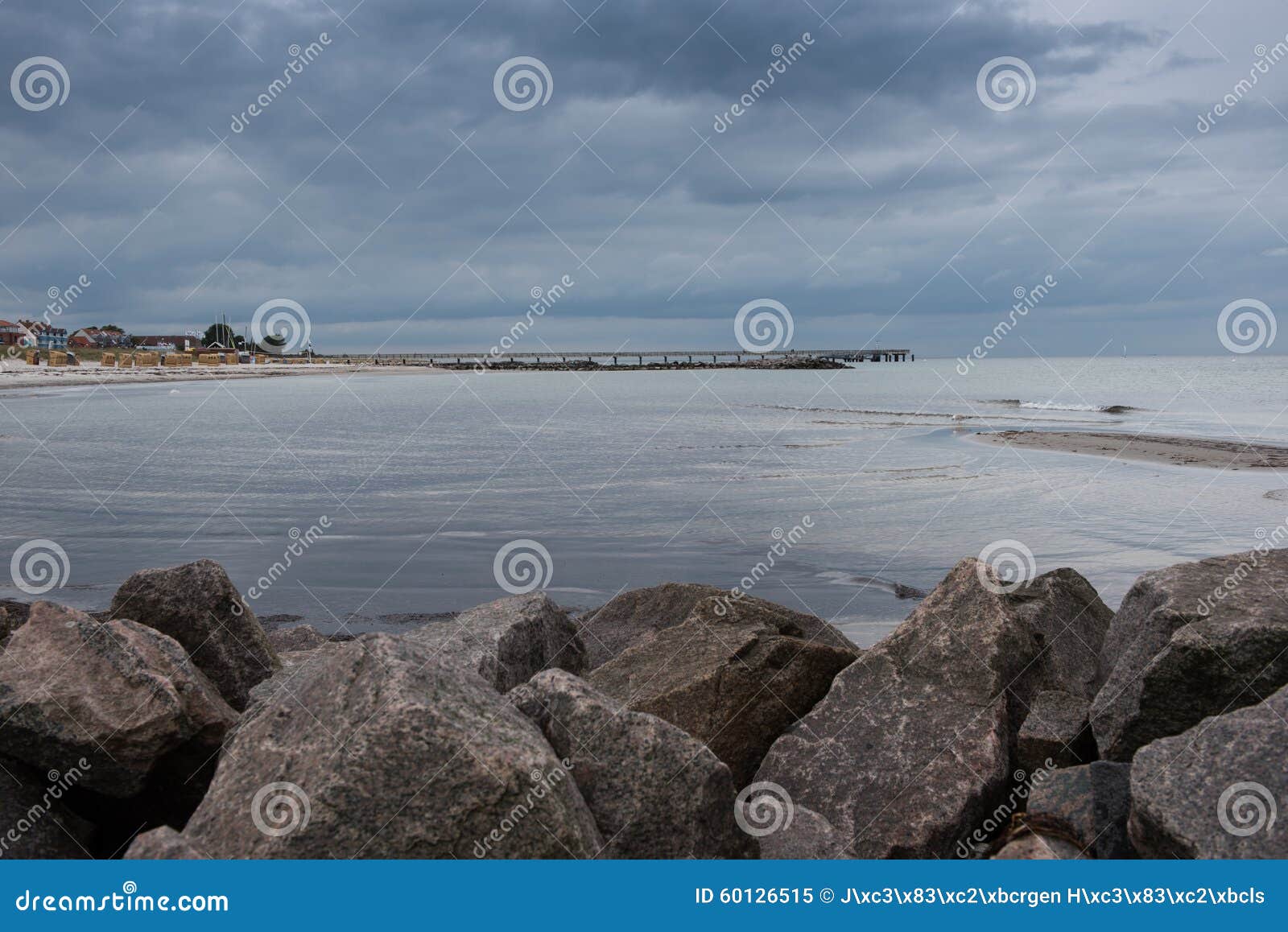 Bad Weather Coming Up on the Baltic Sea Stock Image Image of baltic