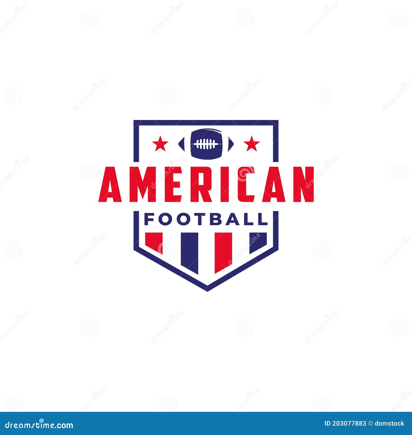 badge patch emblem american football sport logo with gridiron ball icon 