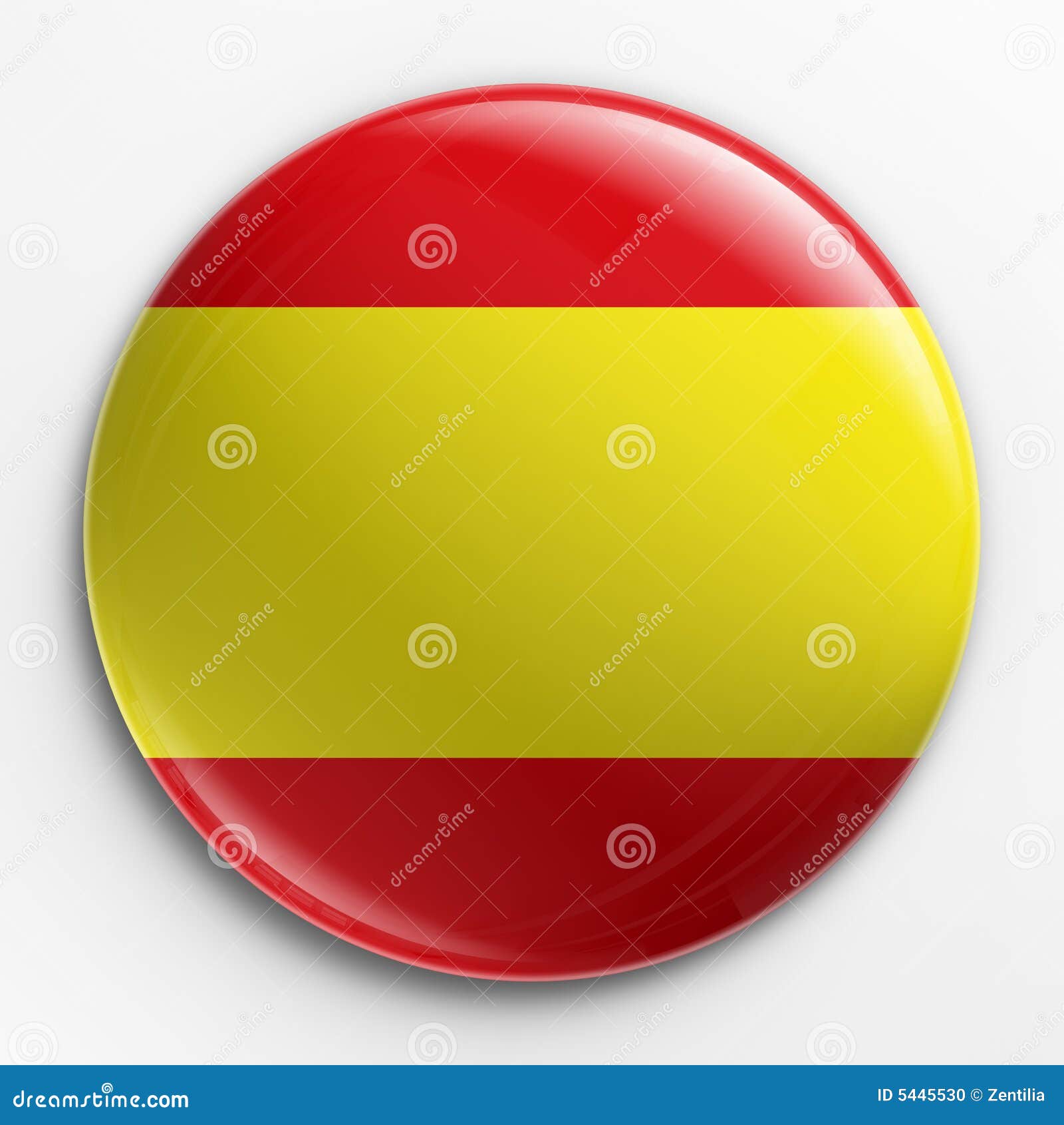 Badge Spanish flag stock illustration. Illustration of sign 5445530