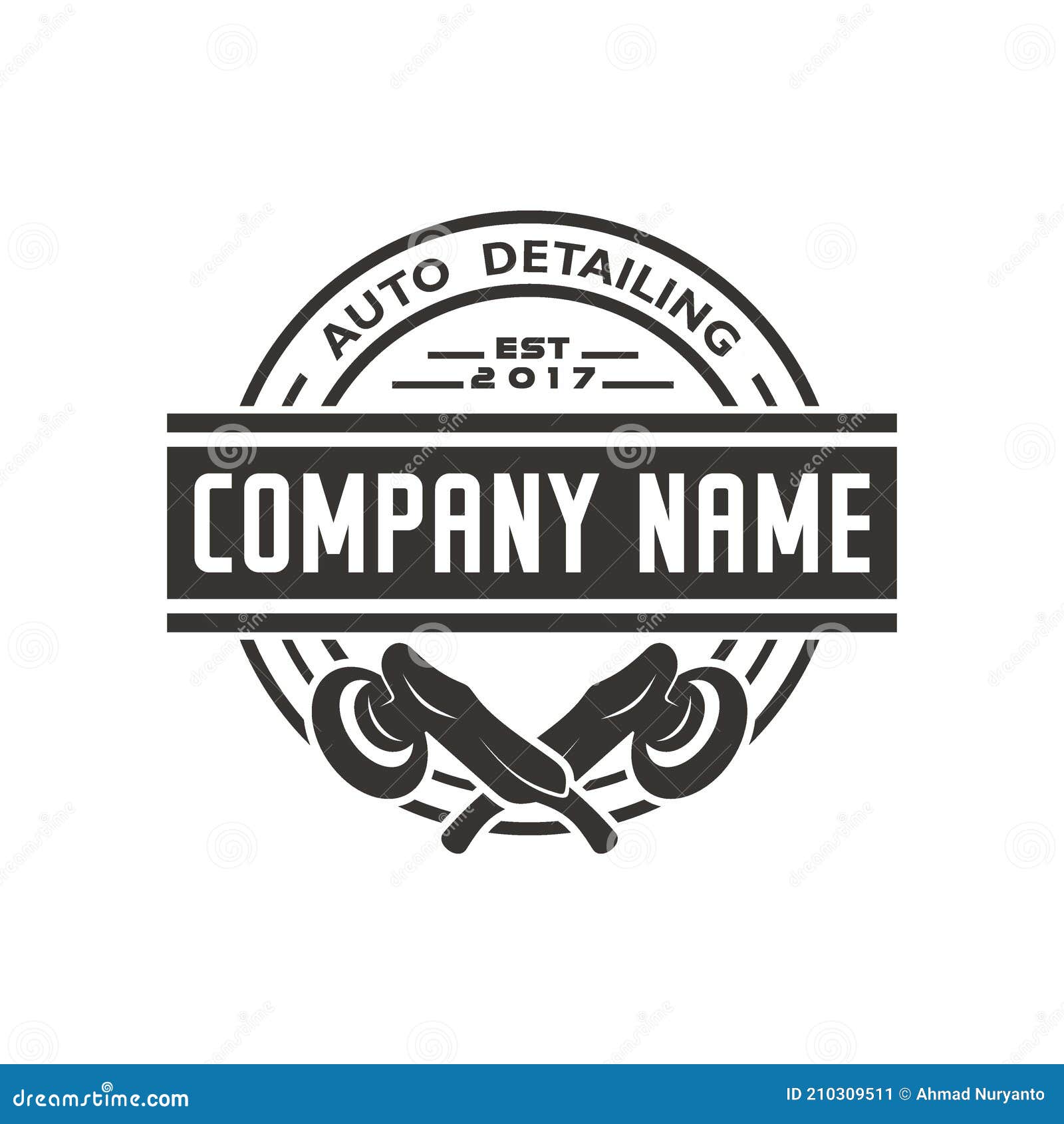 Sport Car Badge - Automobile Logo Design for Dealer Detailing Shop Service  Station Showroom or Corporate Identity Vector Stock Vector - Illustration  of auto, company: 208845397