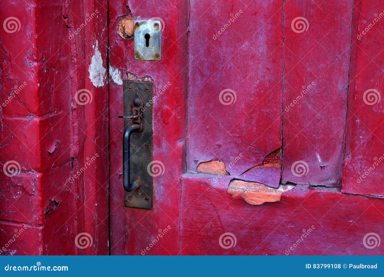 Badly Peeling Paint on Door. Stock Photo Image of paint, repair 83799108