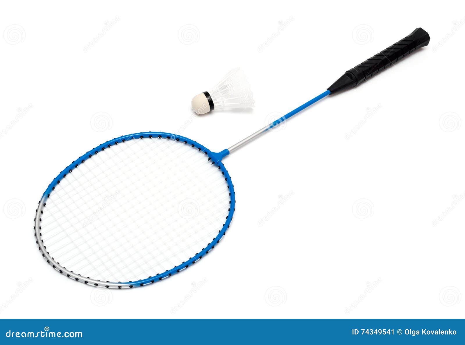 Badminton racket stock image. Image of racket, player - 74349541
