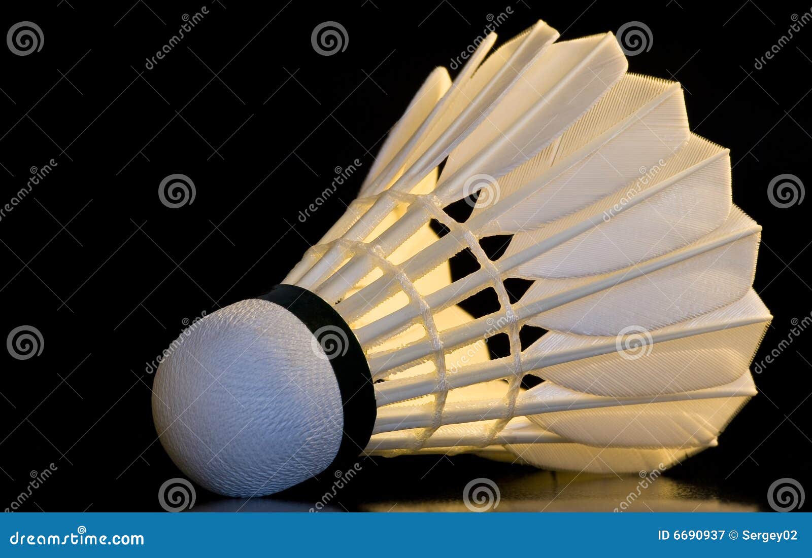 Badminton shuttlecock stock image. Image of white, flying 6690937