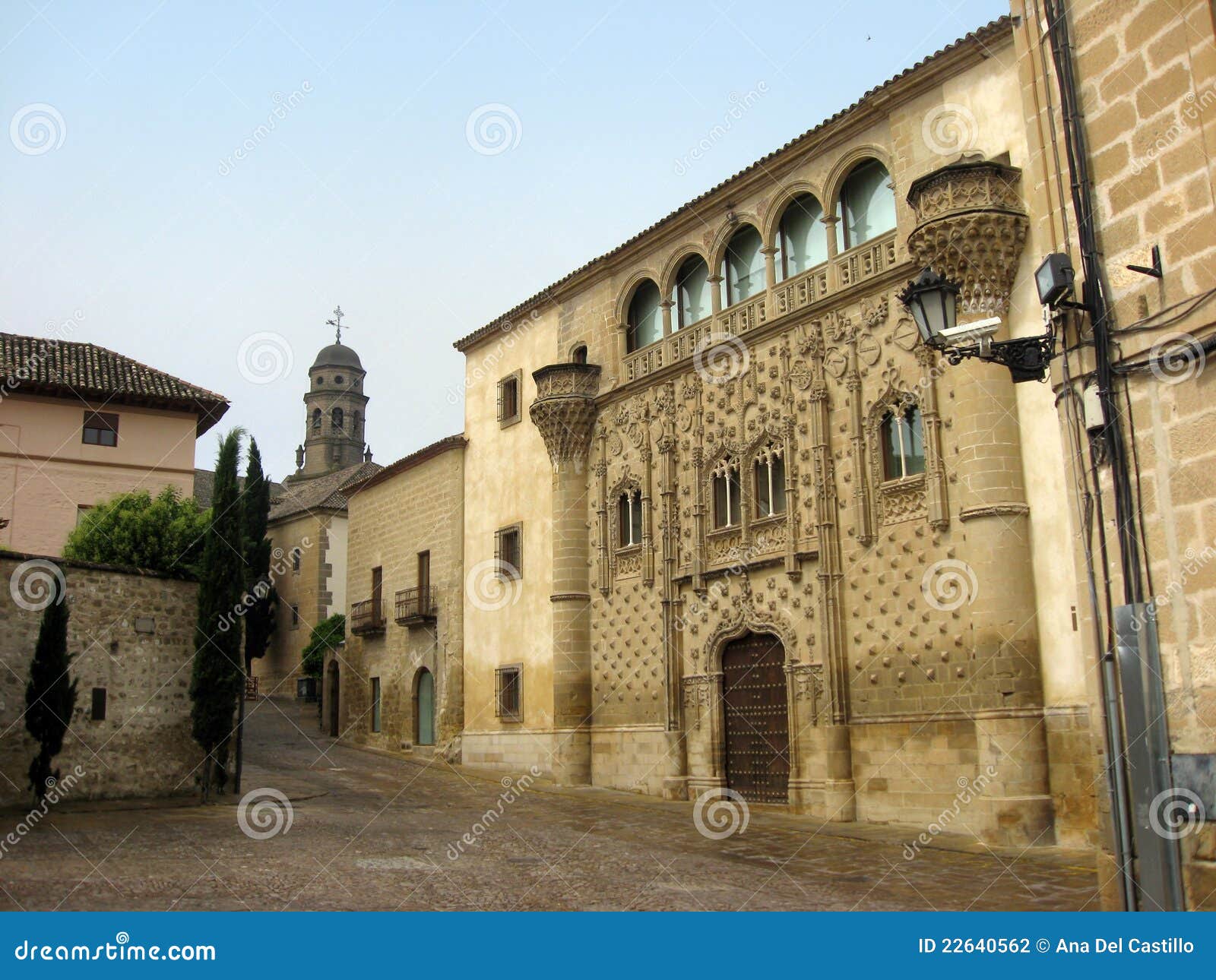 Baeza Jaen Landskap Andalusia Spanien Arkivfoto - Bild av ...