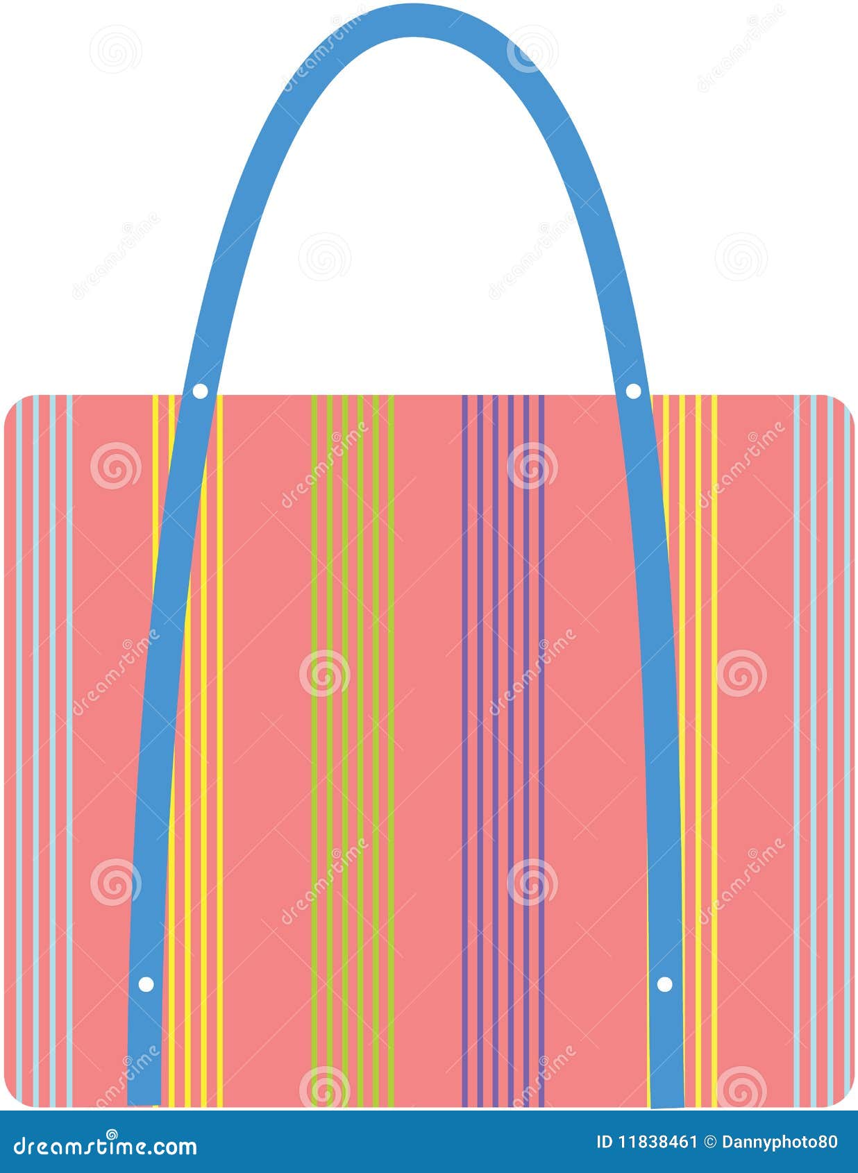 Bag stock vector. Illustration of drawing, handle, sachets - 11838461