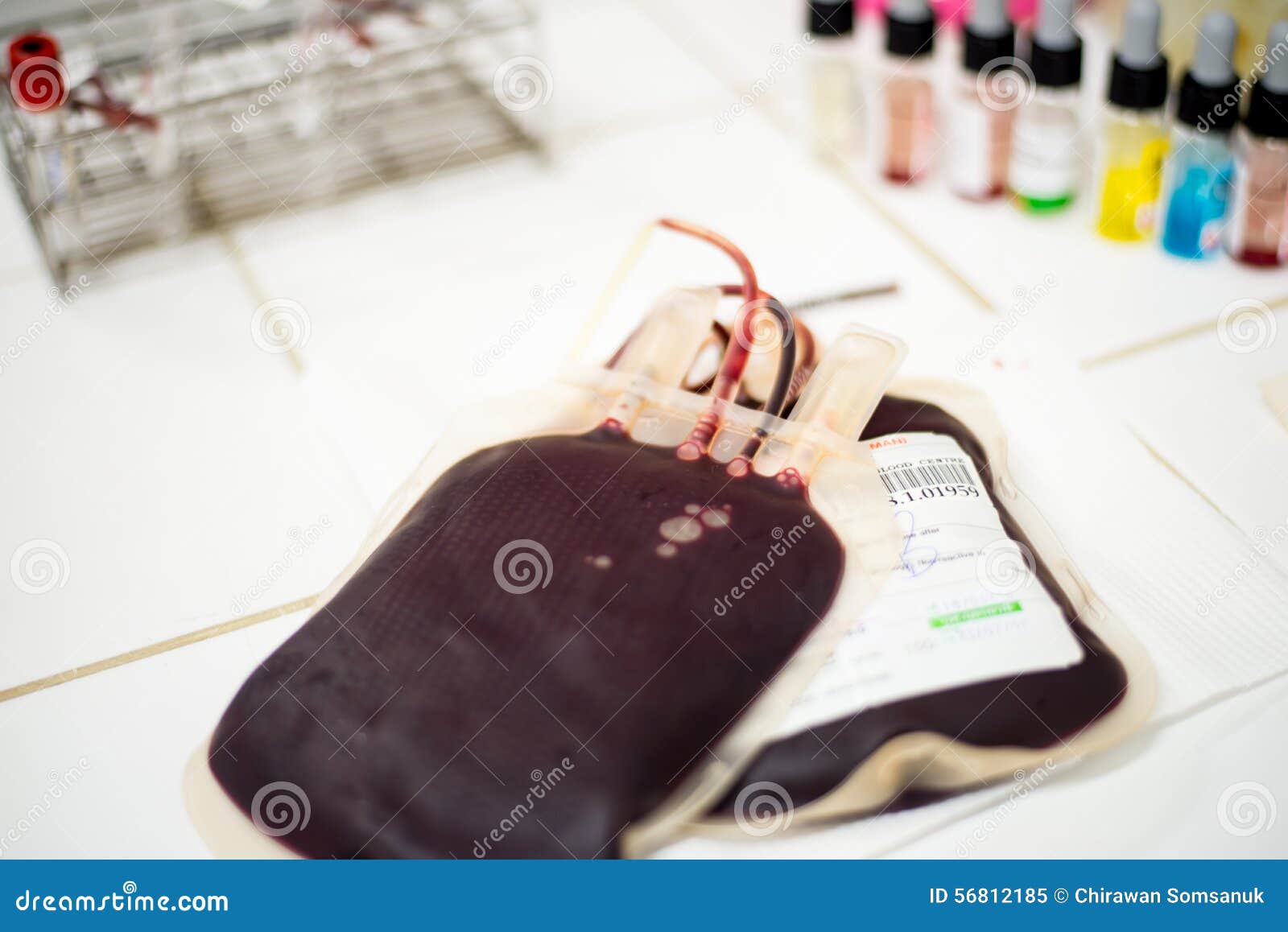 Bag of Blood stock image. Image of examination, care 56812185