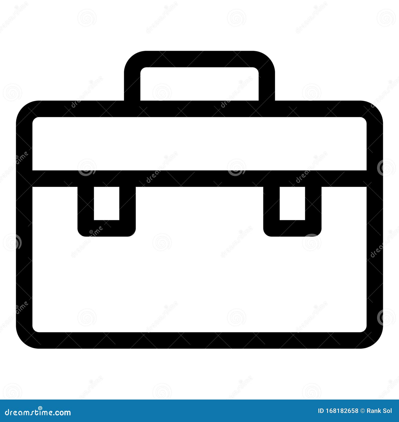 bag, bookbag   icon which can be easily modified or edited