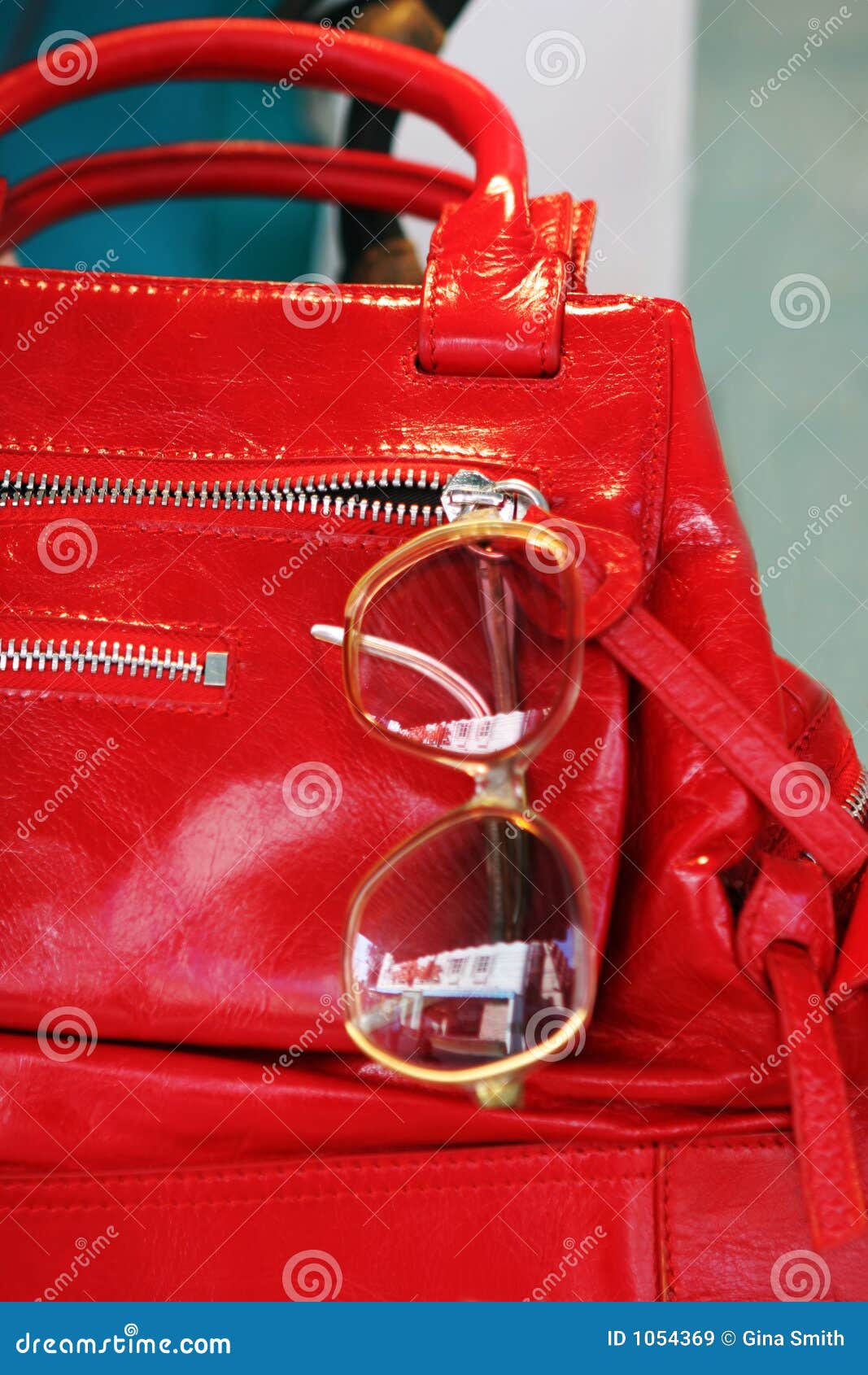 Bag and glasses stock image. Image of shop, luxury, industry 1054369