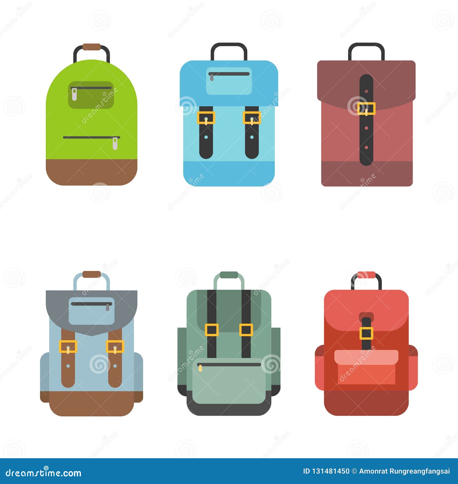flat school bags