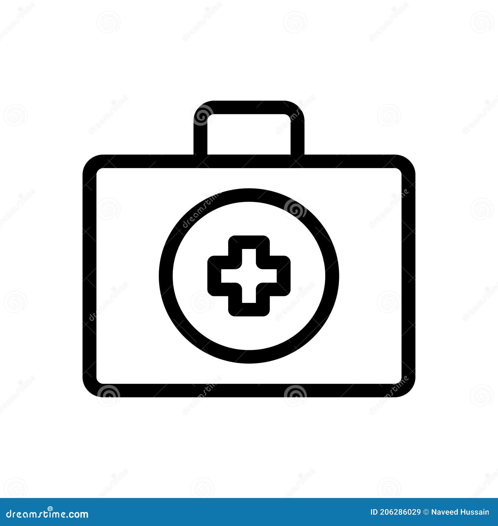 bag  thin line icon
