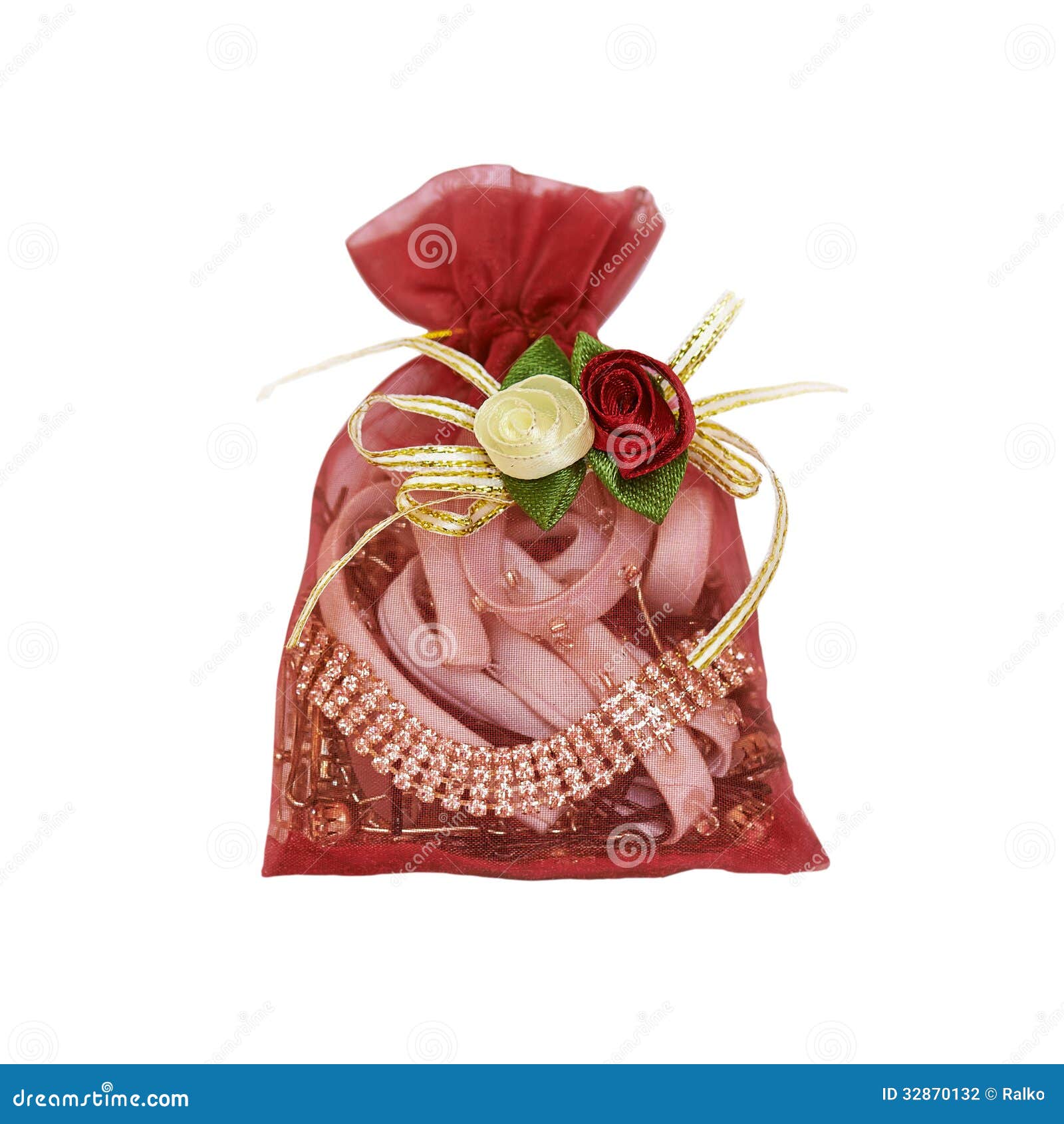 Bag of jewelry stock photo. Image of jewerly, container 32870132