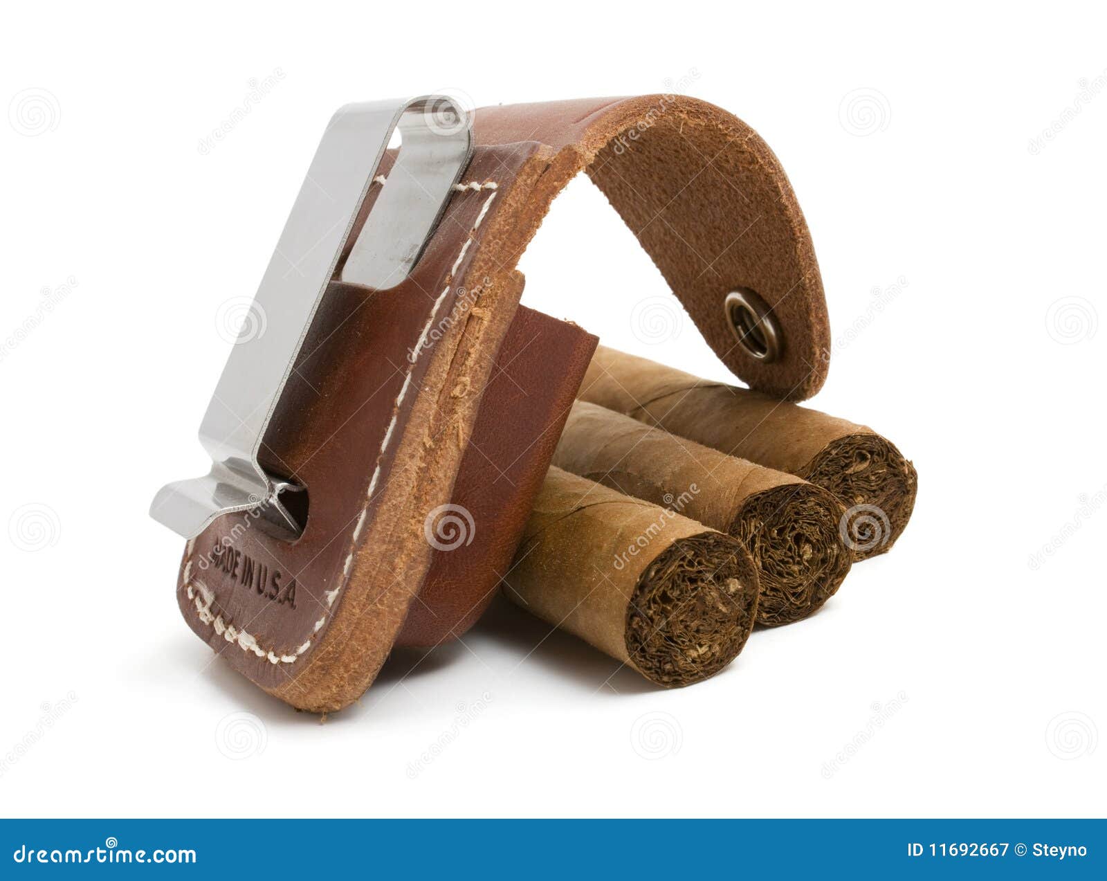 Bag lighters and cigar stock image. Image of fastener 11692667