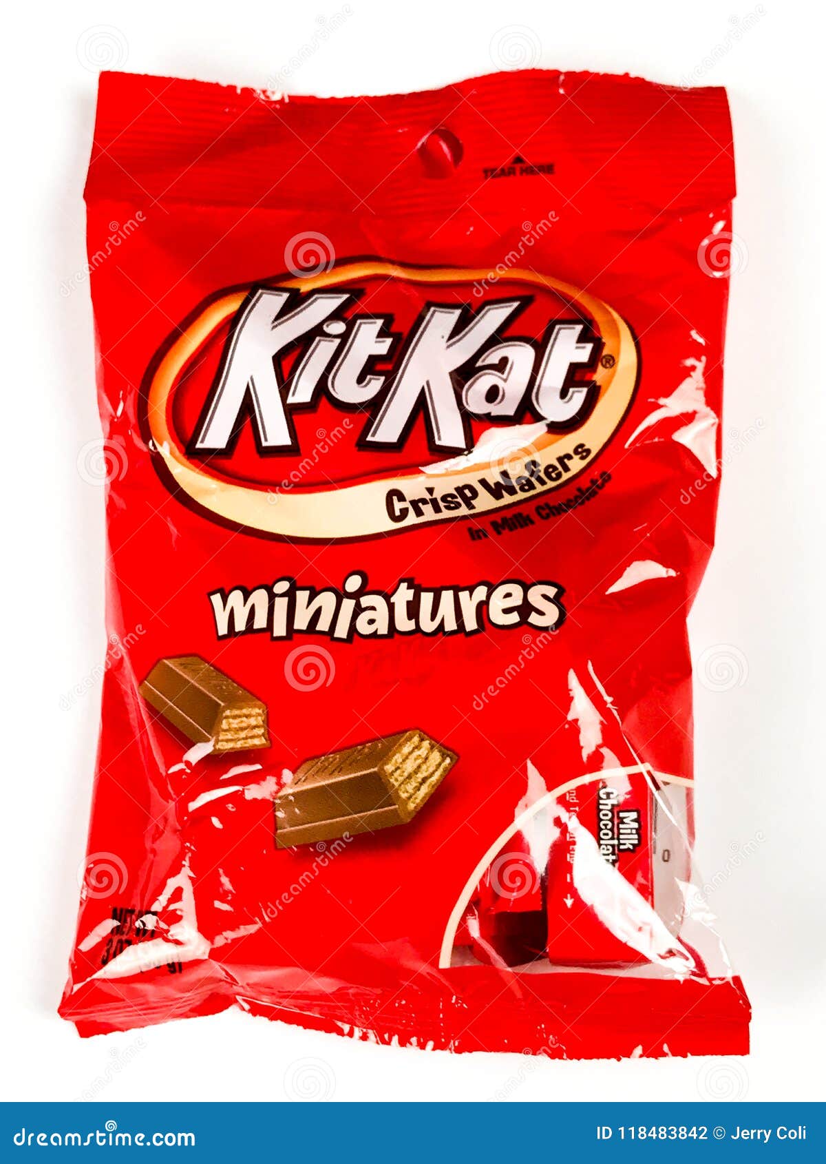 Bag of Mini Kit Kat Candy Bars Editorial Photography Image of
