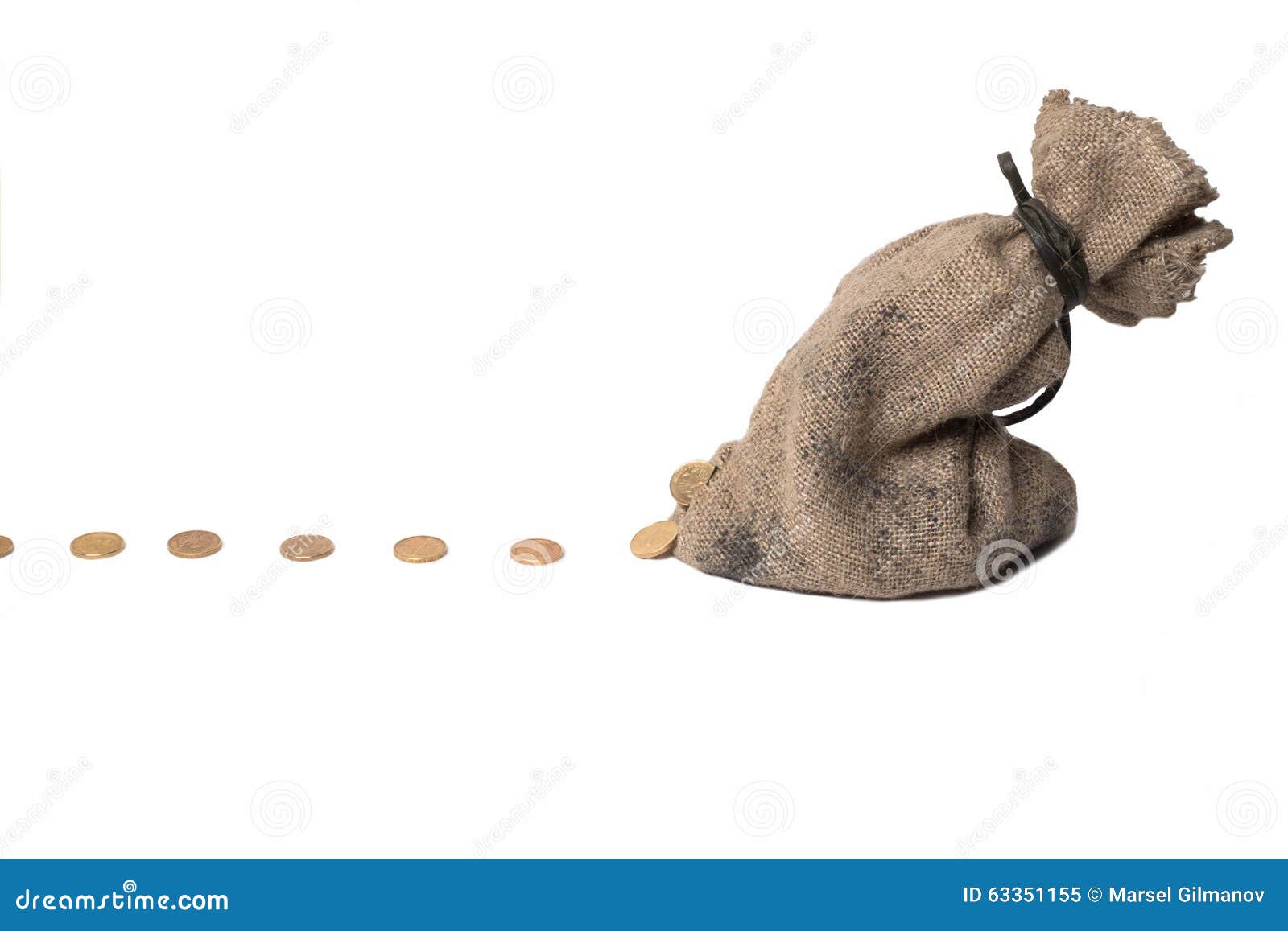 A bag of money stock image. Image of explosion, money 63351155