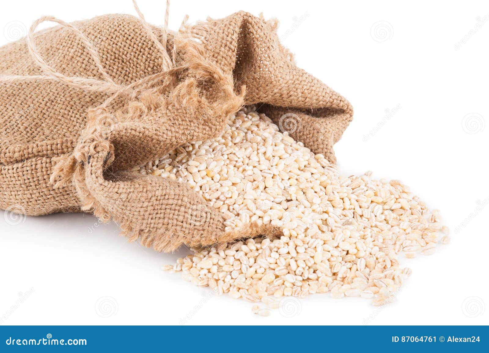 Download Bag With Pearl Barley Stock Image Image Of Cereal Organic 87064761 Yellowimages Mockups