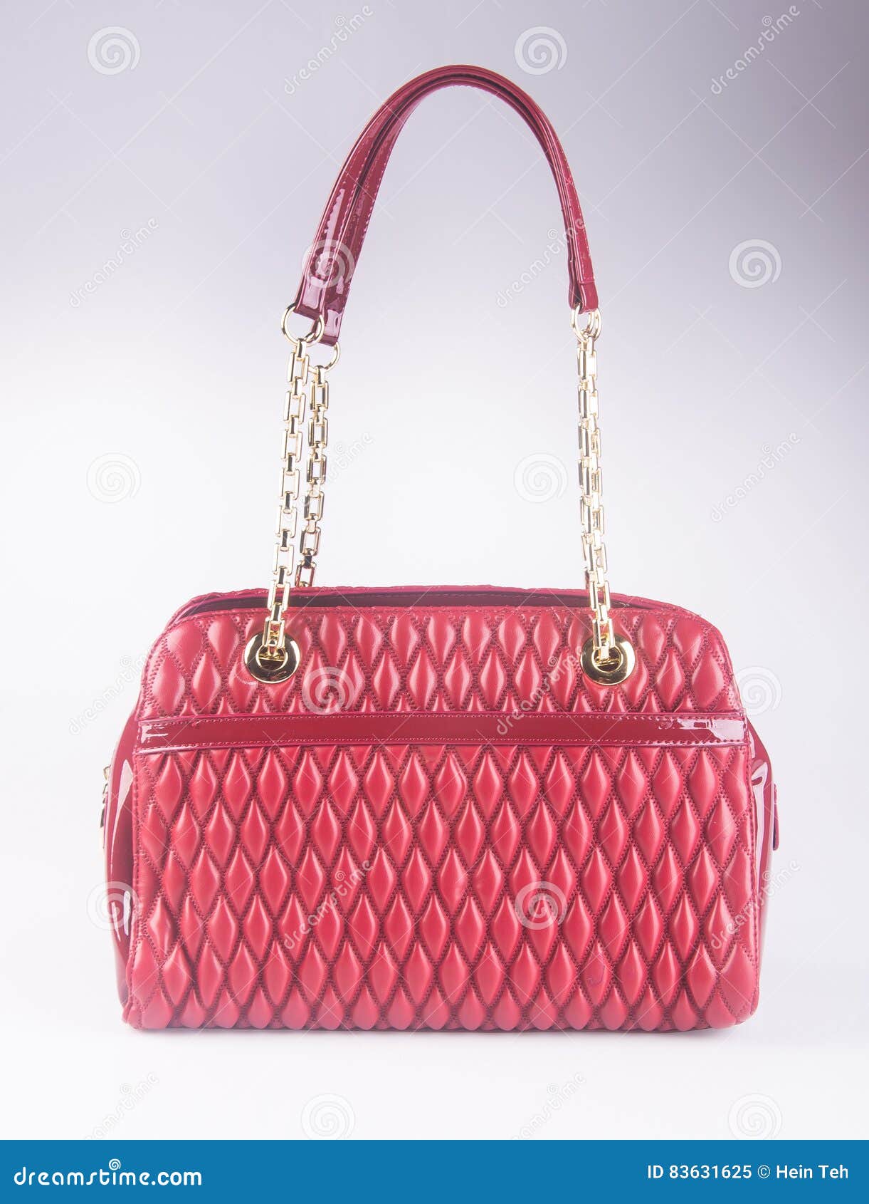 Bag. Red Colour Fashion Woman Bag on a Background. Stock Image - Image ...