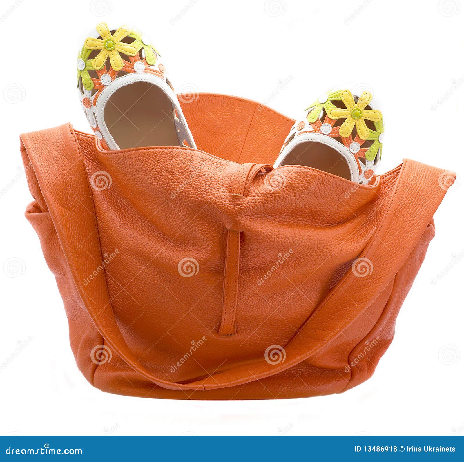Bag and shoes stock photo. Image of beach, leather, personal 13486918